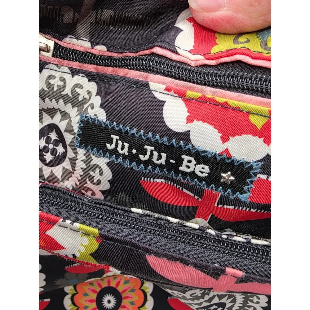 Ju Ju Be Dancing Dahlias Be Prepared Diaper Bag / Backpack Floral Print /UU